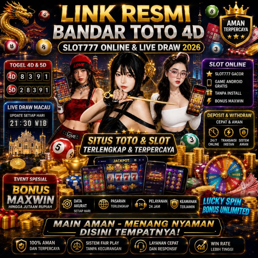 KAS77 全 Link Resmi Bandar Toto 4D >> Slot777 Online & Live Draw 2026